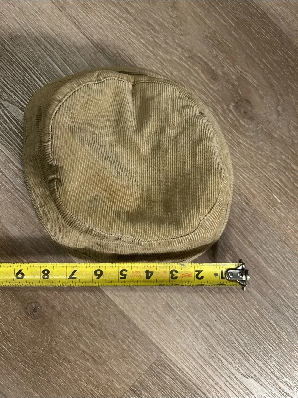 GAP Kids Beige Corduroy Bucket Hat with Navy Logo